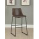 Michelle Brown And Black Armless Bar Stool Set of 2