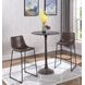 Michelle Brown And Black Armless Bar Stool Set of 2