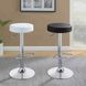 Ramses Chrome And Black 29" Adjustable Bar Stool