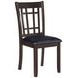 Lavon Black Side Chair Set of 2