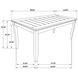 Dalila Cappuccino Rectangular Dining Table