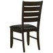 Dalila Dark Brown Side Chair Set of 2