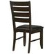 Dalila Dark Brown Side Chair Set of 2