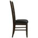 Dalila Dark Brown Side Chair Set of 2