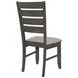 Dalila Grey Ladder Back Side Chair Set of 2