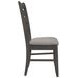 Dalila Grey Ladder Back Side Chair Set of 2