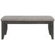 Dalila Dark Grey Padded Cushion Bench