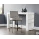 Leighland Light Grey Counter Height Stool