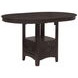 Lavon Espresso Extendable Counter Height Dining Table