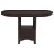Lavon Espresso Extendable Counter Height Dining Table