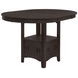 Lavon Espresso Extendable Counter Height Dining Table