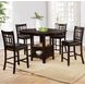 Lavon Espresso Extendable Counter Height Dining Table