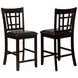 Lavon Black 24" Bar Stool Set of 2