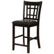 Lavon Black 24" Bar Stool Set of 2