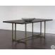 Jade Antique Brass Rectangular Dining Table