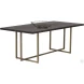 Jade Antique Brass Rectangular Dining Table