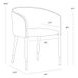Asher Grey Dining Arm Chair