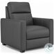 Broadway Shale Leather Power High Leg Recliner with Power Headrest
