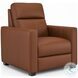 Broadway Cinnamon Leather Power High Leg Recliner with Power Headrest