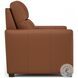 Broadway Cinnamon Leather Power High Leg Recliner with Power Headrest