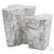 Ava Marble Look End Table