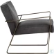 Havenwood Grey Leather Kristoffer Lounge Chair