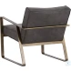 Havenwood Grey Leather Kristoffer Lounge Chair