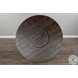 Havenstead Dark Brown Round Counter Height Dining Table with Lazy Susan