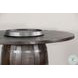 Havenstead Dark Brown Round Counter Height Dining Table with Lazy Susan