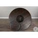 Havenstead Dark Brown Round Counter Height Dining Table with Lazy Susan