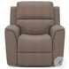 Henry Brown Power Recliner with Power Headrest and Lumbar