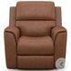 Henry Russet Leather Power Recliner with Power Headrest and Lumbar
