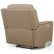 Henry Brown Leather Power Recliner with Power Headrest and Lumbar