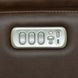 Henry Burnt Umber Leather Swivel Gliding Power Recliner with USB Charging and Heat Massage