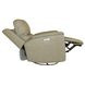 Henry Beige Leather Swivel Gliding Power Recliner with USB Charging and Heat Massage