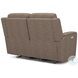 Henry Brown Power Reclining Loveseat with Power Headrest and Lumbar