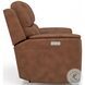Henry Russet Leather Power Reclining Loveseat with Power Headrest and Lumbar