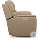 Henry Brown Leather Power Reclining Loveseat with Power Headrest and Lumbar
