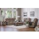 Henry Brown Power Reclining Loveseat with Power Headrest and Lumbar