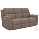 Henry Brown Power Reclining Sofa with Power Headrest and Lumbar