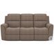 Henry Brown Power Reclining Sofa with Power Headrest and Lumbar