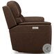 Henry Brown Leather Power Reclining Sofa with Power Headrest and Lumbar