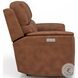 Henry Russet Leather Power Reclining Sofa with Power Headrest and Lumbar