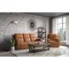 Henry Russet Leather Power Recliner with Power Headrest and Lumbar