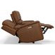 Henry Russet Leather Power Reclining Console Loveseat with Power Headrest and Lumbar