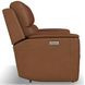 Henry Russet Leather Power Reclining Console Loveseat with Power Headrest and Lumbar