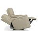 Henry Brown Leather Power Reclining Console Loveseat with Power Headrest and Lumbar