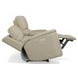 Henry Brown Leather Power Reclining Console Loveseat with Power Headrest and Lumbar