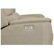 Henry Brown Leather Power Reclining Console Loveseat with Power Headrest and Lumbar
