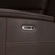 Henry Burnt Umber Leather 6 Piece Modular Zero Gravity Power Reclining Sectional with Power Headrest and USB Charging